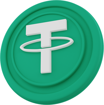  Tether Cryptographic Token Cutout